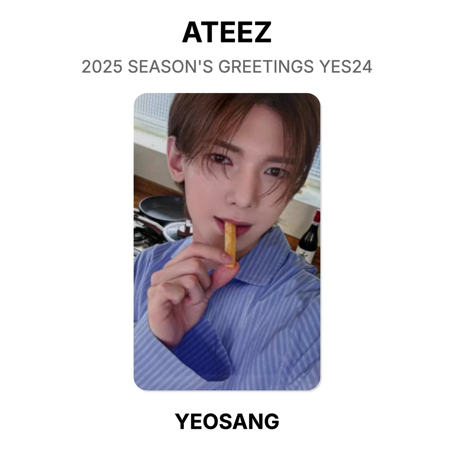 ATEEZ 2025 SEASON'S GREETINGS YES24 Official Photocard