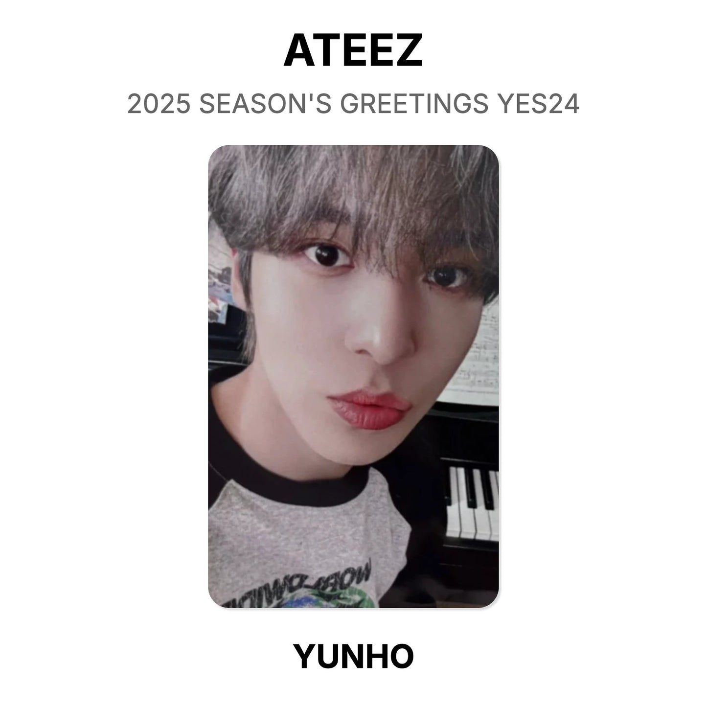 ATEEZ 2025 SEASON'S GREETINGS YES24 Official Photocard