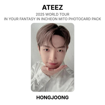 ATEEZ 2025 WORLD TOUR IN YOUR FANTASY IN INCHEON MITO PHOTOCARD PACK Offizielle Photocard