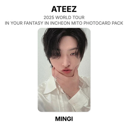 ATEEZ 2025 WORLD TOUR IN YOUR FANTASY IN INCHEON MITO PHOTOCARD PACK Offizielle Photocard