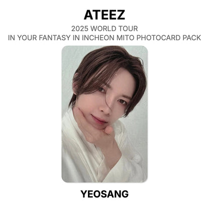 ATEEZ 2025 WORLD TOUR IN YOUR FANTASY IN INCHEON MITO PHOTOCARD PACK Offizielle Photocard
