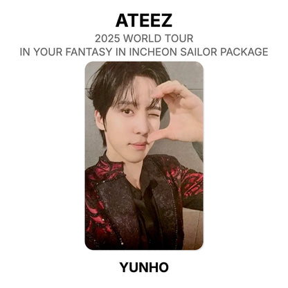 ATEEZ 2025 WORLD TOUR IN YOUR FANTASY IN INCHEON SAILOR PACKAGE Offizielle Photocard