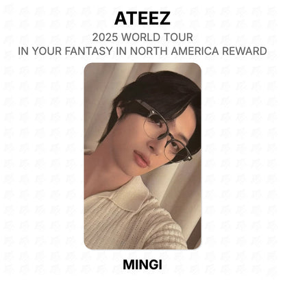 ATEEZ 2025 WORLD TOUR IN YOUR FANTASY IN NORTH AMERICA REWARD Official Photocard