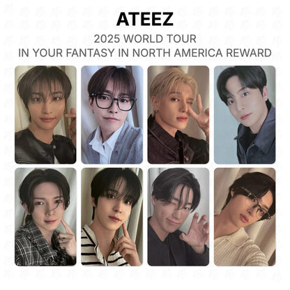 ATEEZ 2025 WORLD TOUR IN YOUR FANTASY IN NORTH AMERICA REWARD Official Photocard