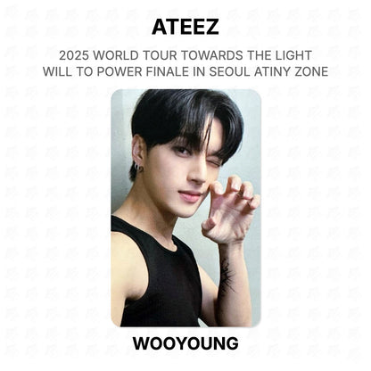 ATEEZ 2025 WORLD TOUR TOWARDS THE LIGHT : WILL TO POWER FINALE IN SEOUL ATINY ZONE Official Photocard