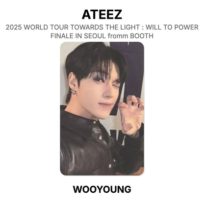 ATEEZ 2025 WORLD TOUR TOWARDS THE LIGHT : WILL TO POWER FINALE IN SEOUL fromm BOOTH photocard resmi