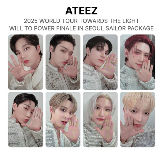 ATEEZ 2025 WORLD TOUR TOWARDS THE LIGHT : WILL TO POWER FINALE IN SEOUL SAILOR PACKAGE Official Photocard