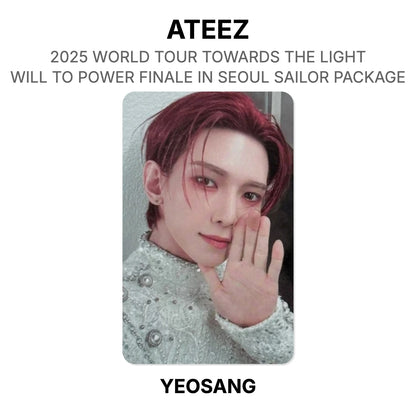 ATEEZ 2025 WORLD TOUR TOWARDS THE LIGHT : WILL TO POWER FINALE IN SEOUL SAILOR PACKAGE Official Photocard