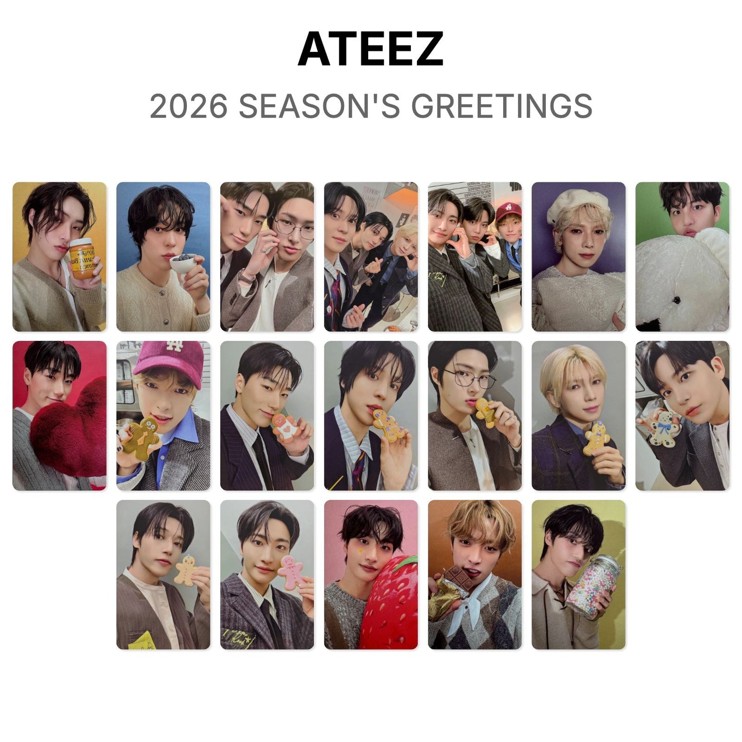 ATEEZ 2026 SEASON'S GREETINGS Official Photocard