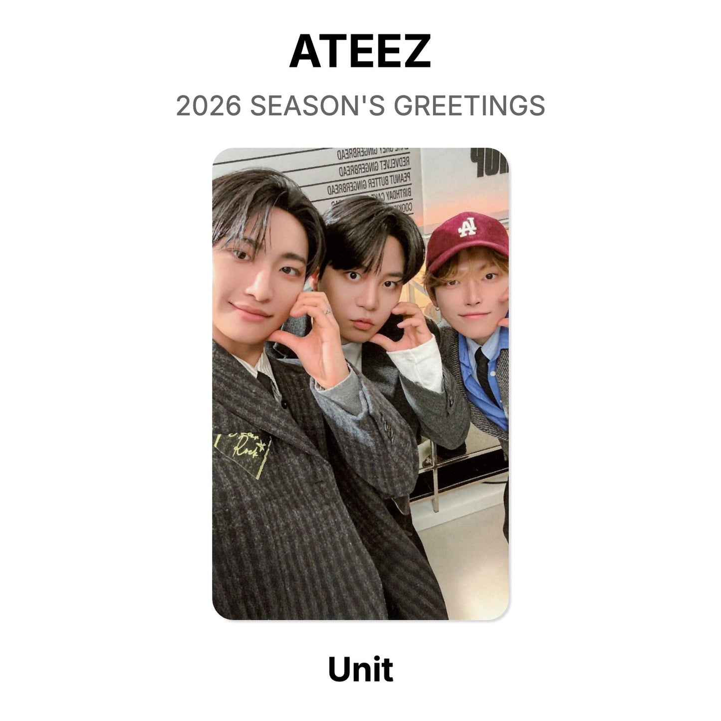 ATEEZ 2026 SEASON'S GREETINGS Official Photocard