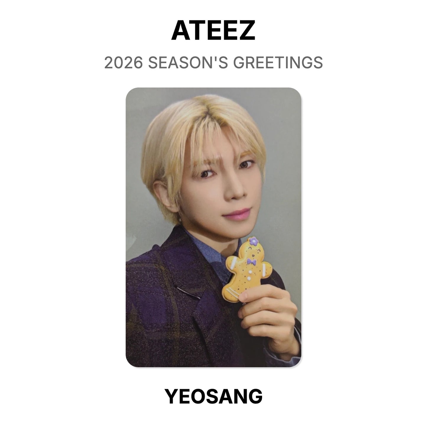 ATEEZ 2026 SEASON'S GREETINGS Official Photocard