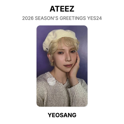 ATEEZ 2026 SEASON'S GREETINGS YES24 Official Photocard