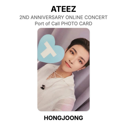 ATEEZ 2ND ANNIVERSARY ONLINE CONCERT : Port of Call PHOTO CARD Official Photocard