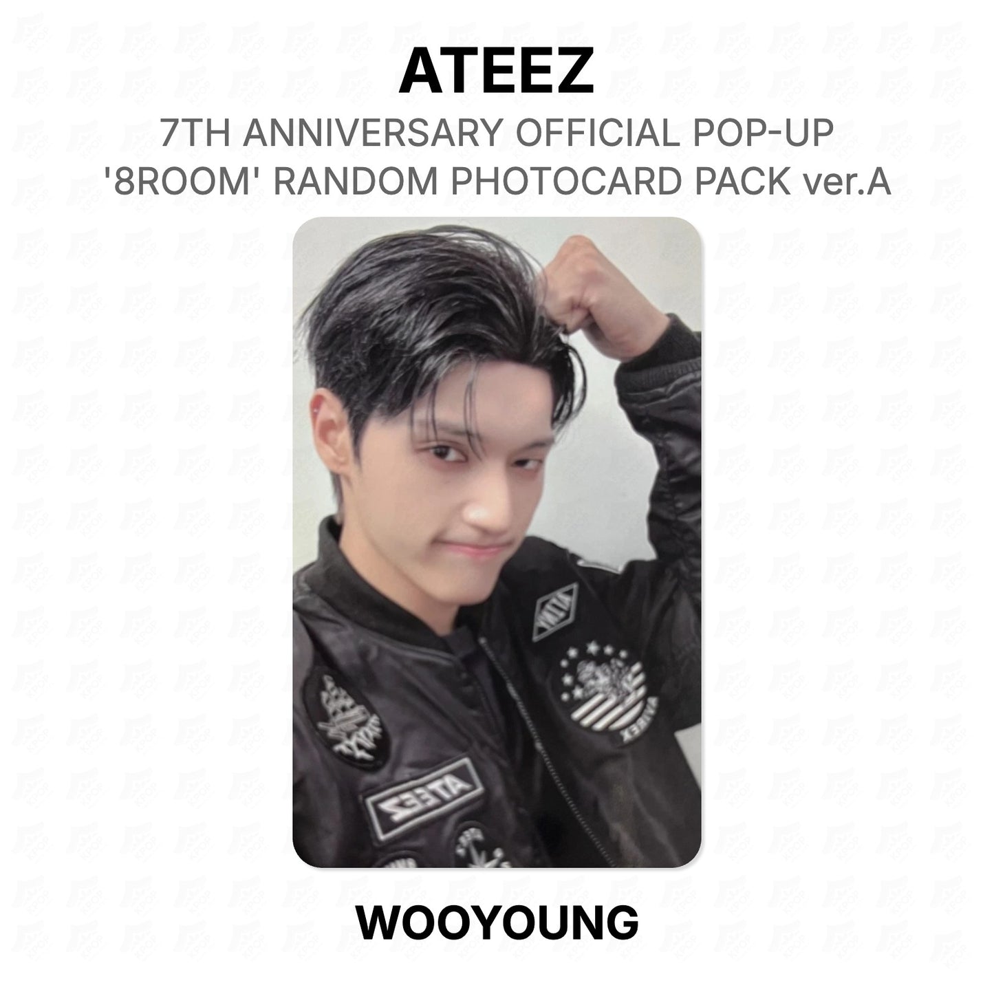 ATEEZ 7TH ANNIVERSARY OFFICIAL POP-UP '8ROOM' RANDOM PHOTOCARD PACK ver.A Official Photocard
