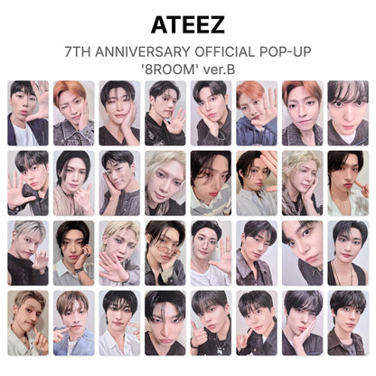 ATEEZ 7TH ANNIVERSARY OFFICIAL POP-UP '8ROOM' ver.B 公式フォトカード