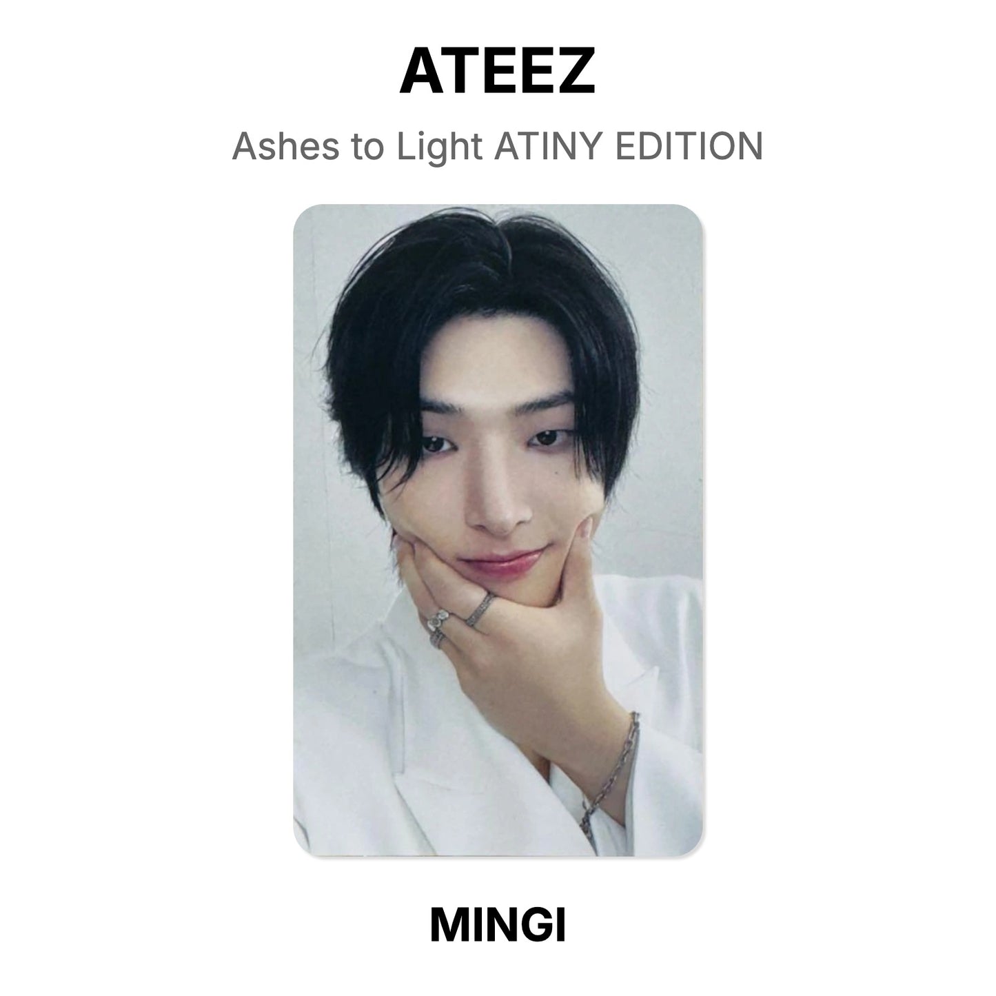 ATEEZ Ashes to Light ATINY EDITION Official Photocard