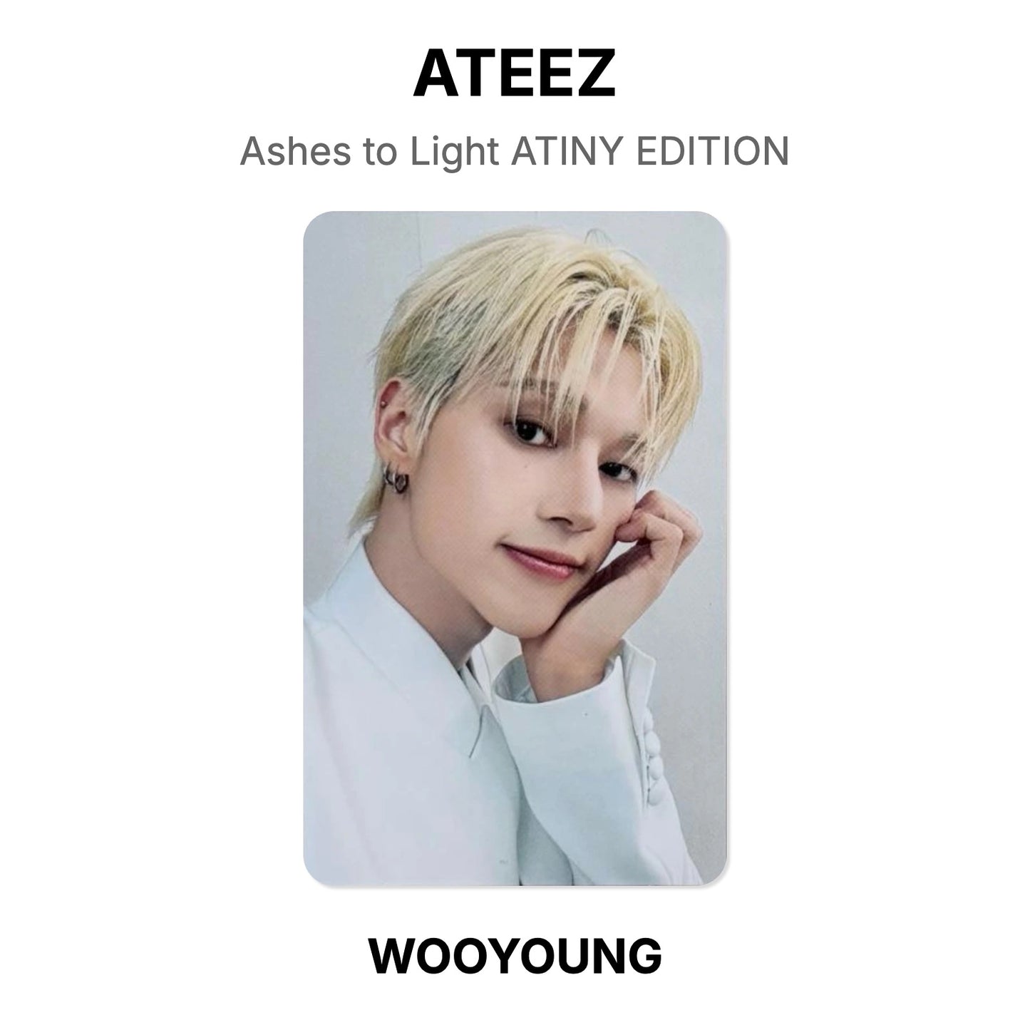 ATEEZ Ashes to Light ATINY EDITION Official Photocard