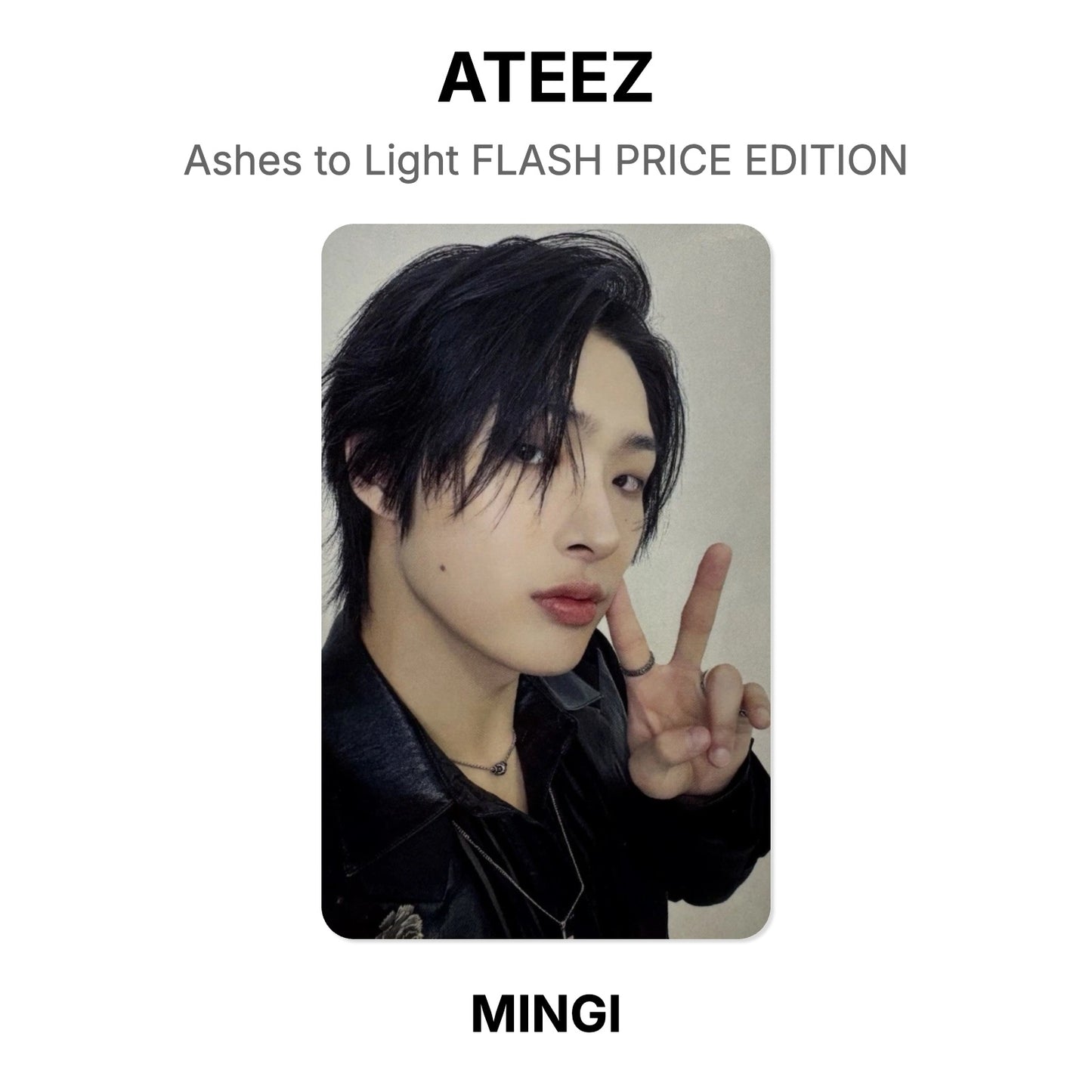 ATEEZ Ashes to Light FLASH PRICE EDITION Official Photocard