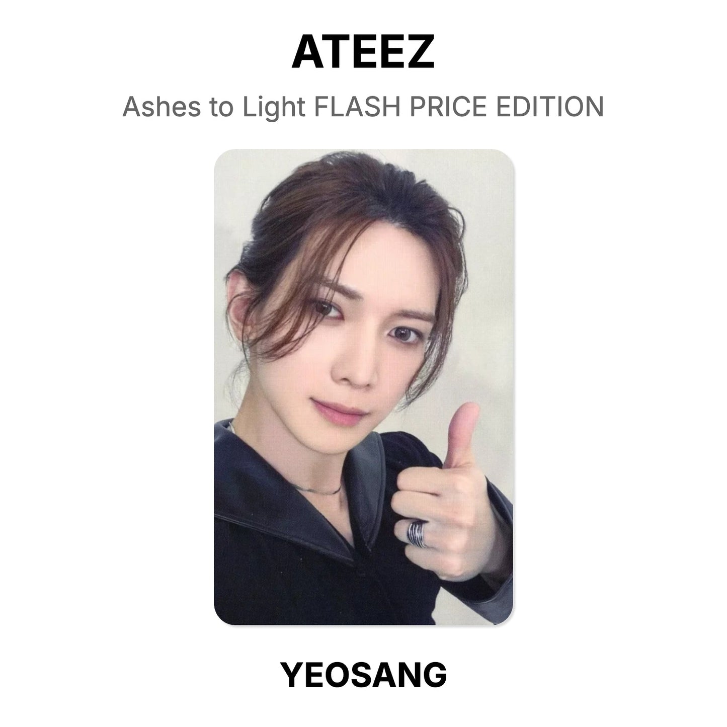 ATEEZ Ashes to Light FLASH PRICE EDITION Official Photocard