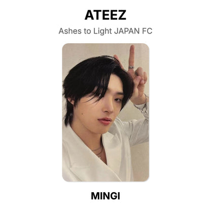 ATEEZ Ashes to Light JAPAN FC Official Photocard