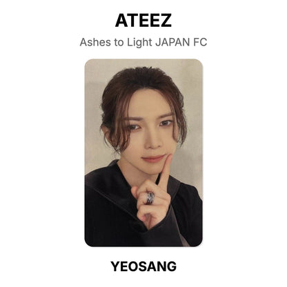 ATEEZ Ashes to Light JAPAN FC Official Photocard