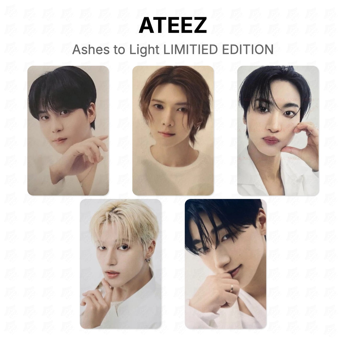 ATEEZ Ashes to Light LIMITIED EDITION Official Photocard