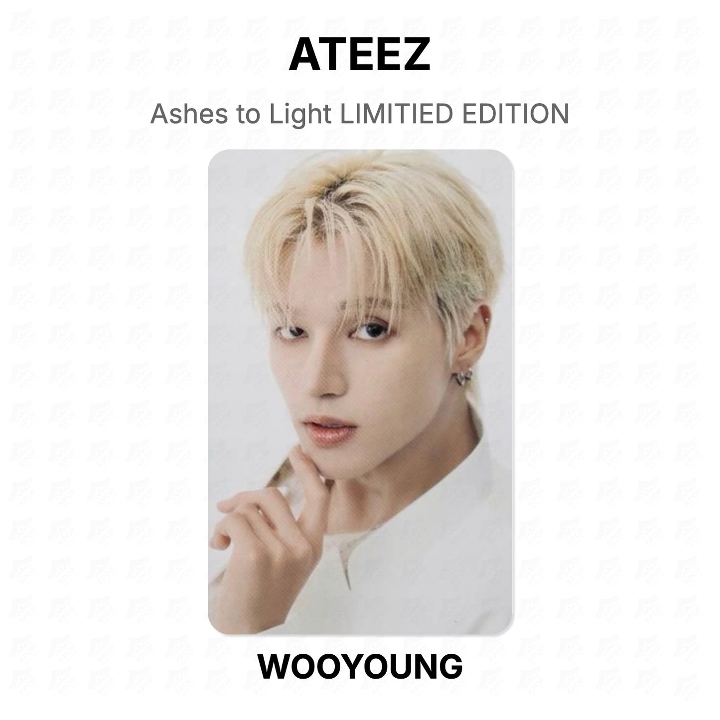 ATEEZ Ashes to Light LIMITIED EDITION Official Photocard