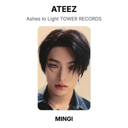 ATEEZ Ashes to Light TOWER RECORDS Official Photocard
