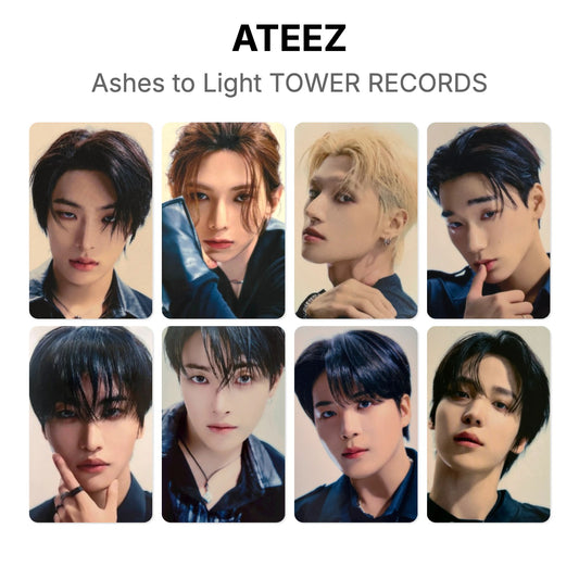 ATEEZ Ashes to Light TOWER RECORDS Official Photocard