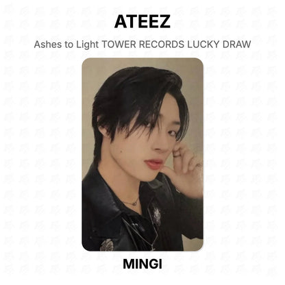 ATEEZ Ashes to Light TOWER RECORDS LUCKY DRAW Official Photocard