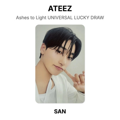 ATEEZ Ashes to Light UNIVERSAL LUCKY DRAW Offizielle Fotokarte