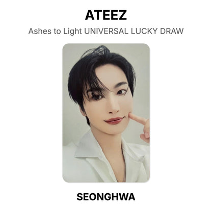 ATEEZ Ashes to Light UNIVERSAL LUCKY DRAW Offizielle Fotokarte