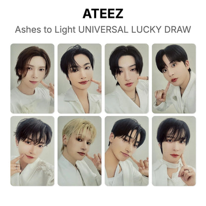 ATEEZ Ashes to Light UNIVERSAL LUCKY DRAW Offizielle Fotokarte