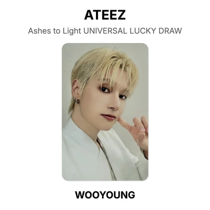 ATEEZ Ashes to Light UNIVERSAL LUCKY DRAW Offizielle Fotokarte