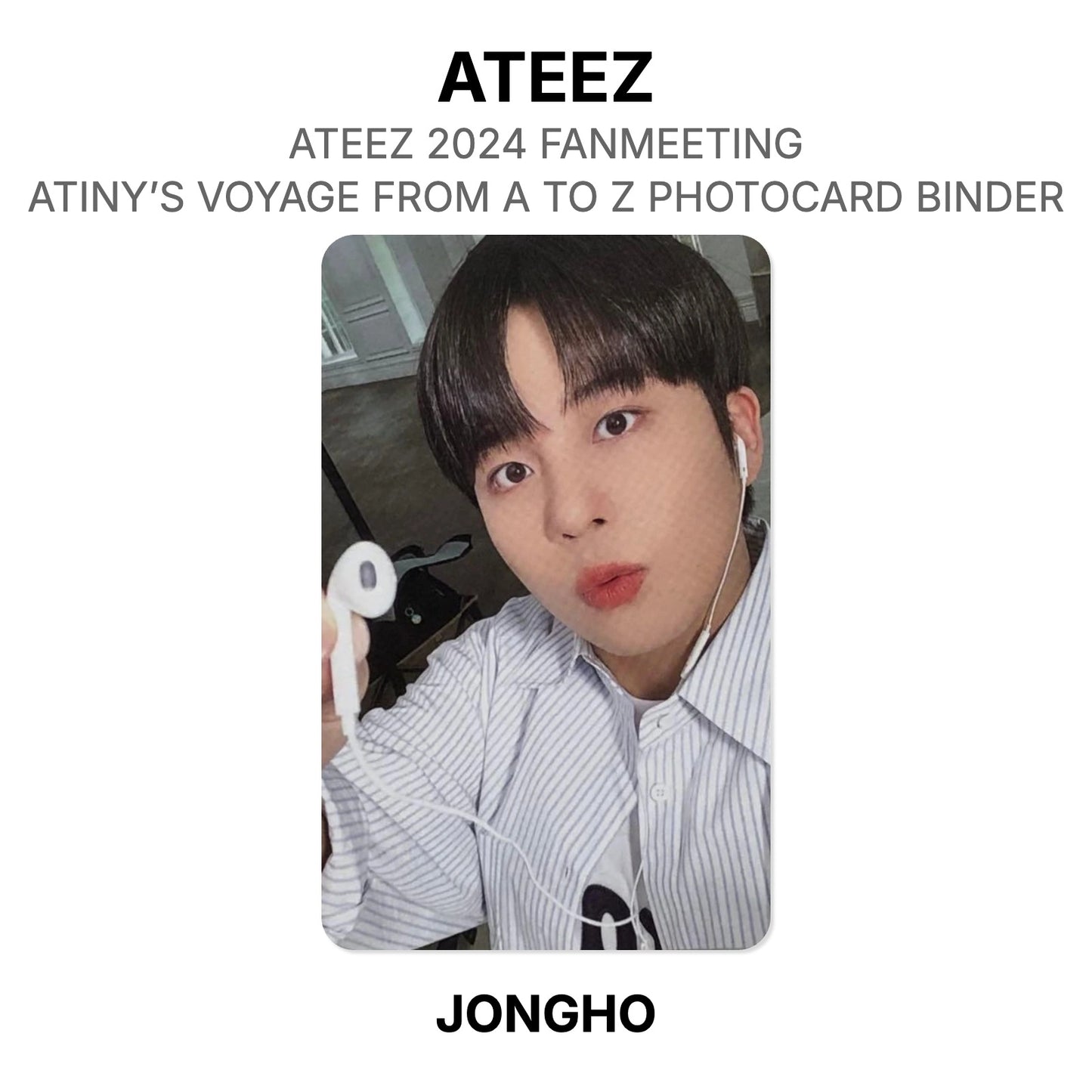 ATEEZ ATEEZ 2024 FANMEETING ATINY’S VOYAGE FROM A TO Z PHOTOCARD BINDER официальная фотокарта