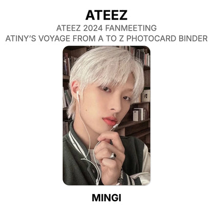 ATEEZ ATEEZ 2024 FANMEETING ATINY’S VOYAGE FROM A TO Z PHOTOCARD BINDER официальная фотокарта