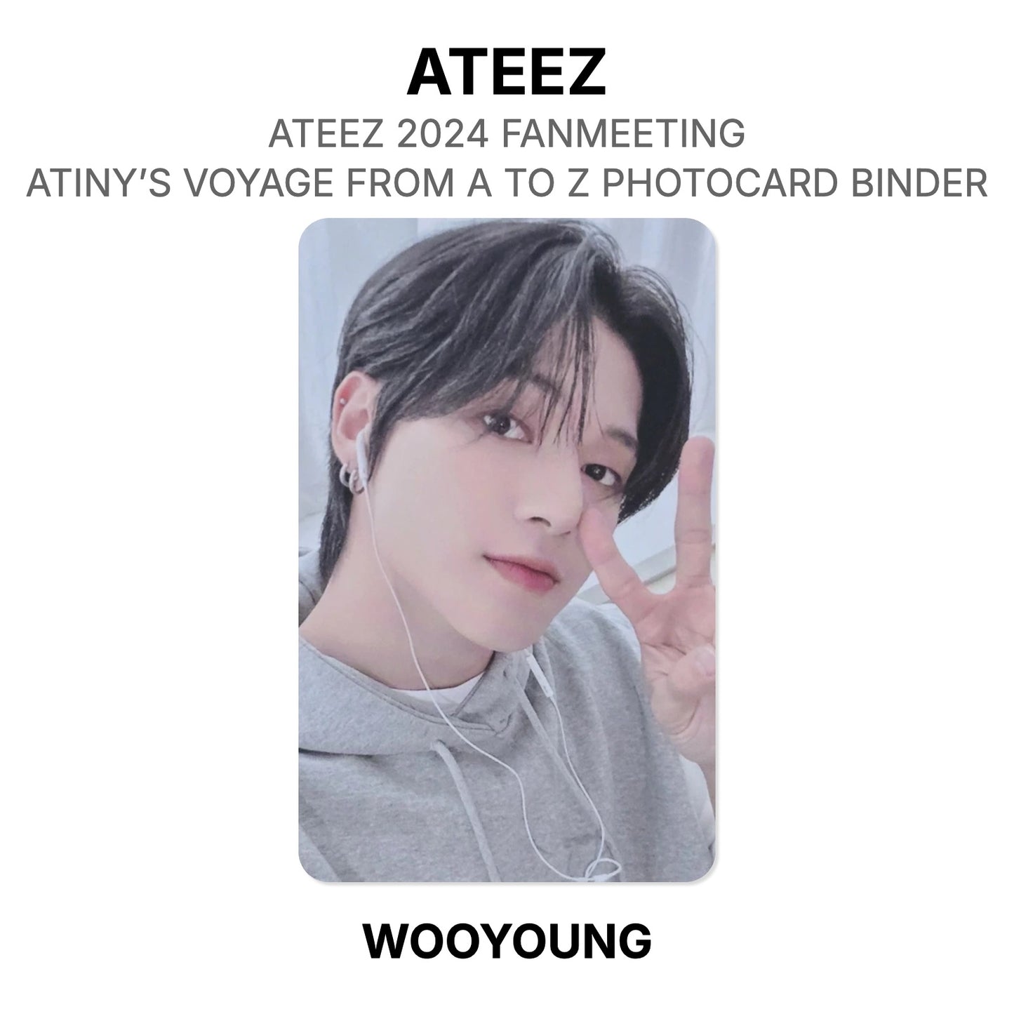 ATEEZ ATEEZ 2024 FANMEETING ATINY’S VOYAGE FROM A TO Z PHOTOCARD BINDER официальная фотокарта