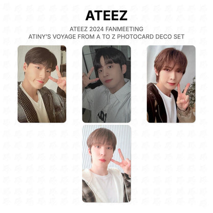 ATEEZ 2024 FANMEETING ATINY’S VOYAGE FROM A TO Z PHOTOCARD DECO SET Official Photocard