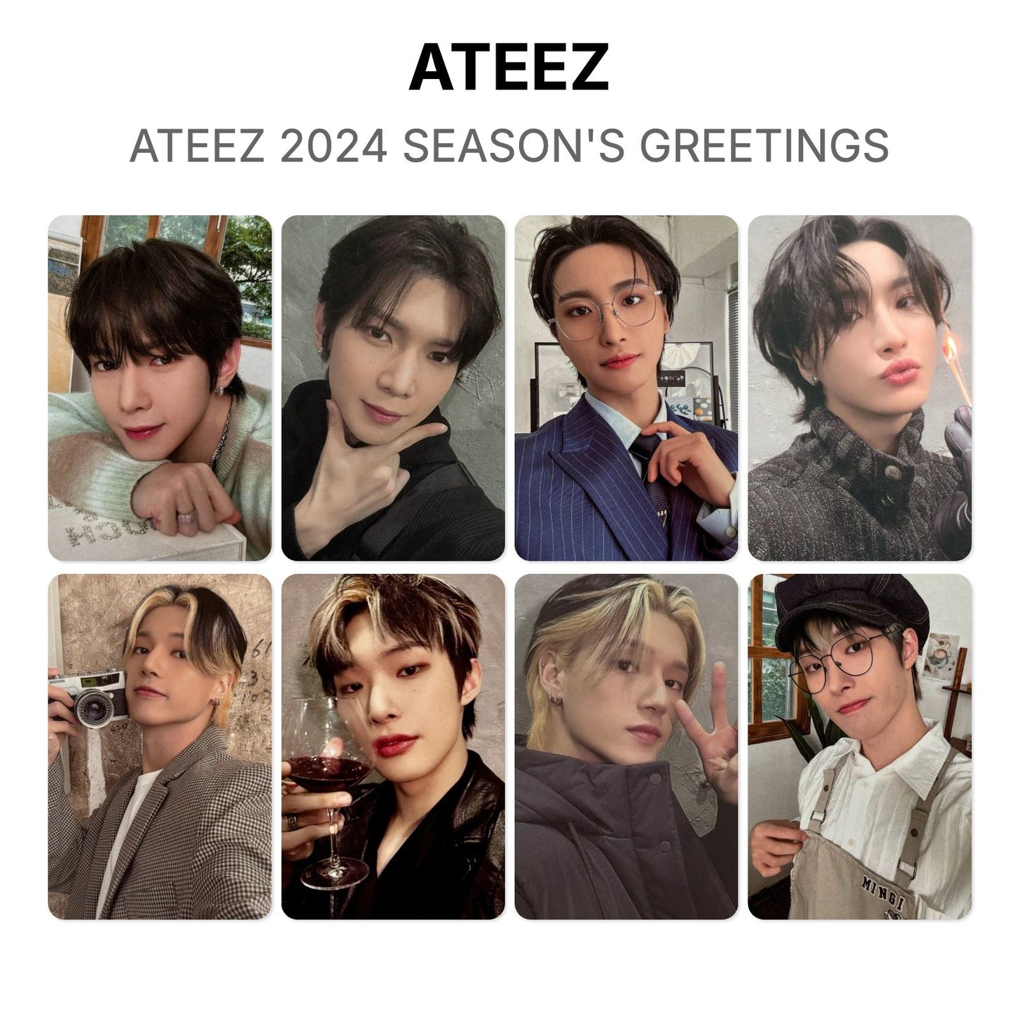 ATEEZ ATEEZ 2024 SEASON'S GREETINGS Official Photocard
