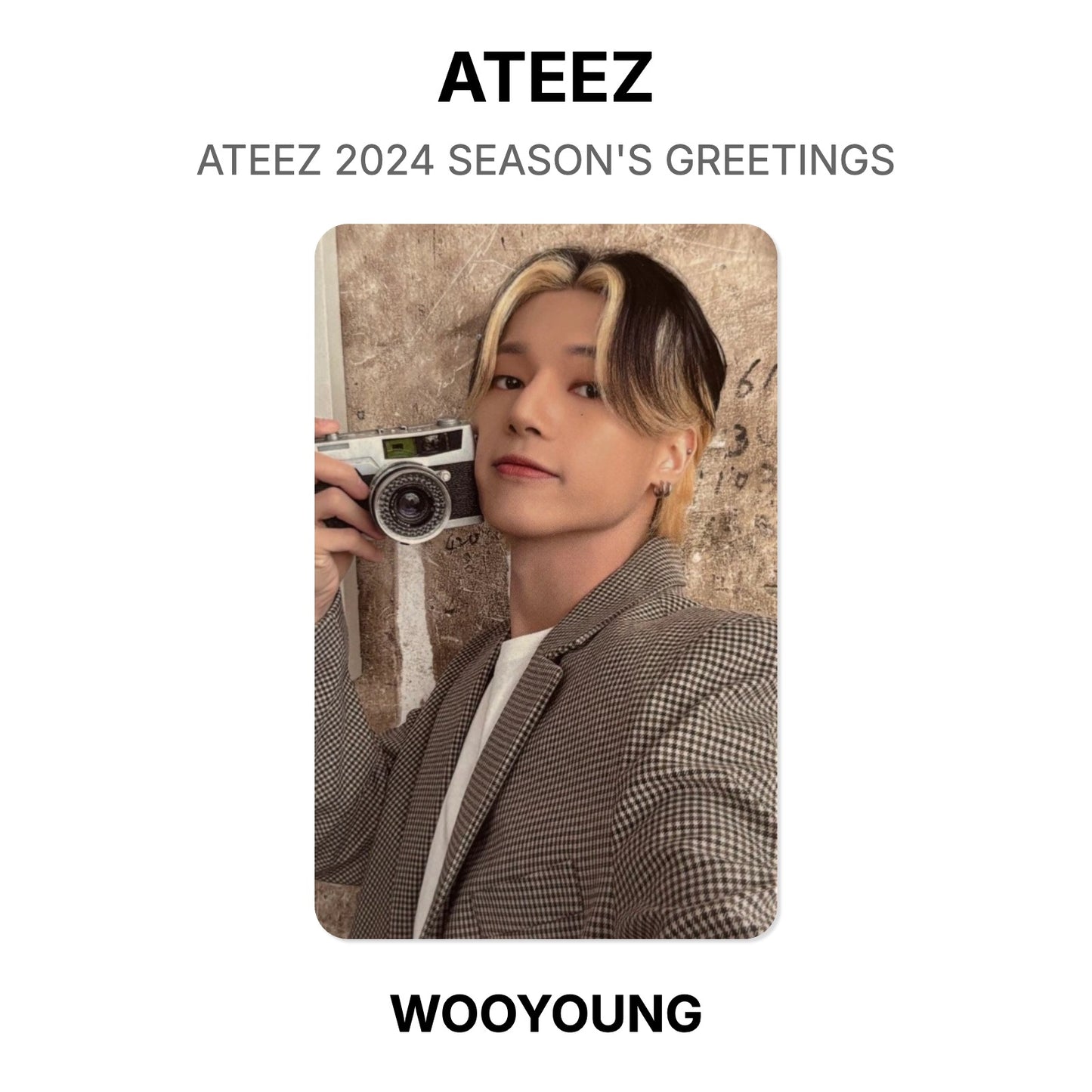 ATEEZ ATEEZ 2024 SEASON'S GREETINGS Official Photocard