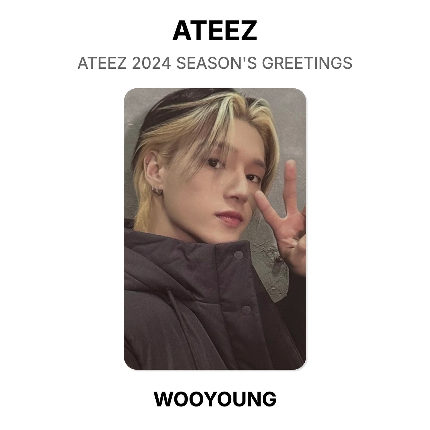 ATEEZ ATEEZ 2024 SEASON'S GREETINGS Official Photocard