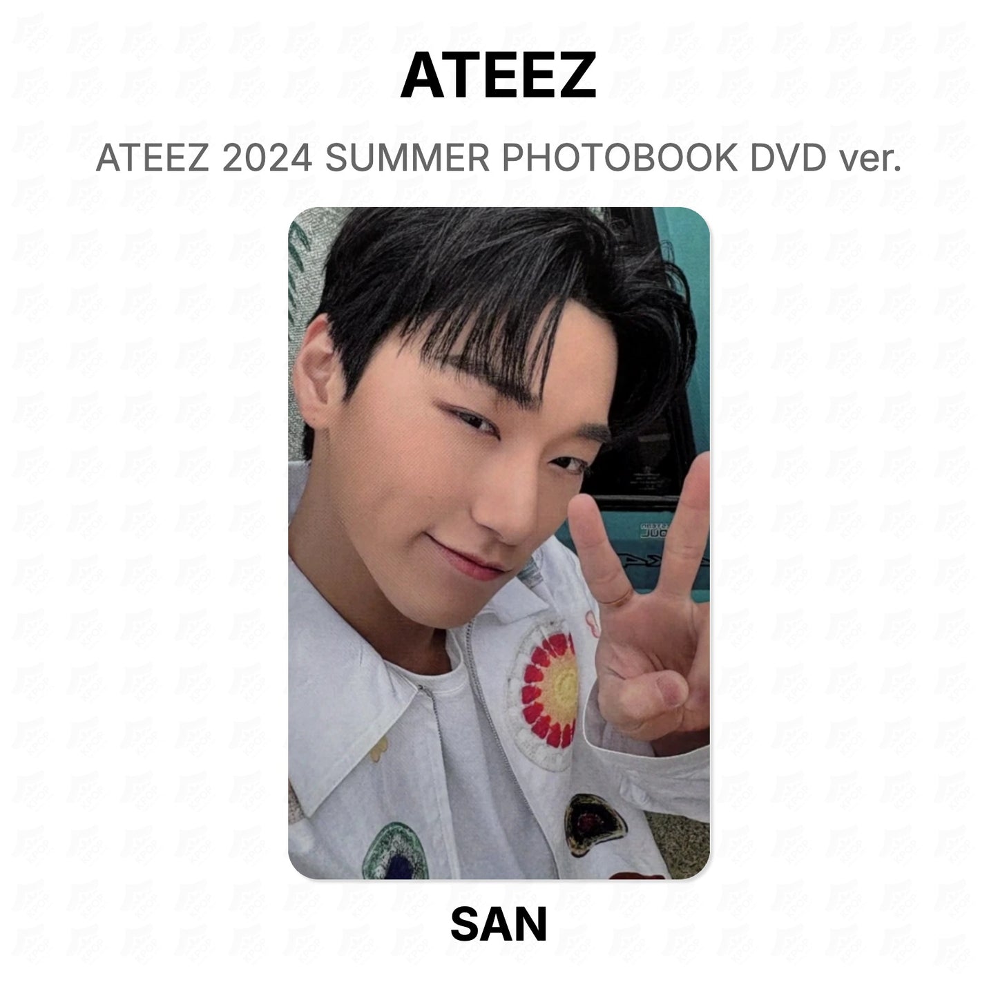 ATEEZ 2024 SUMMER PHOTOBOOK DVD ver. Official Photocard