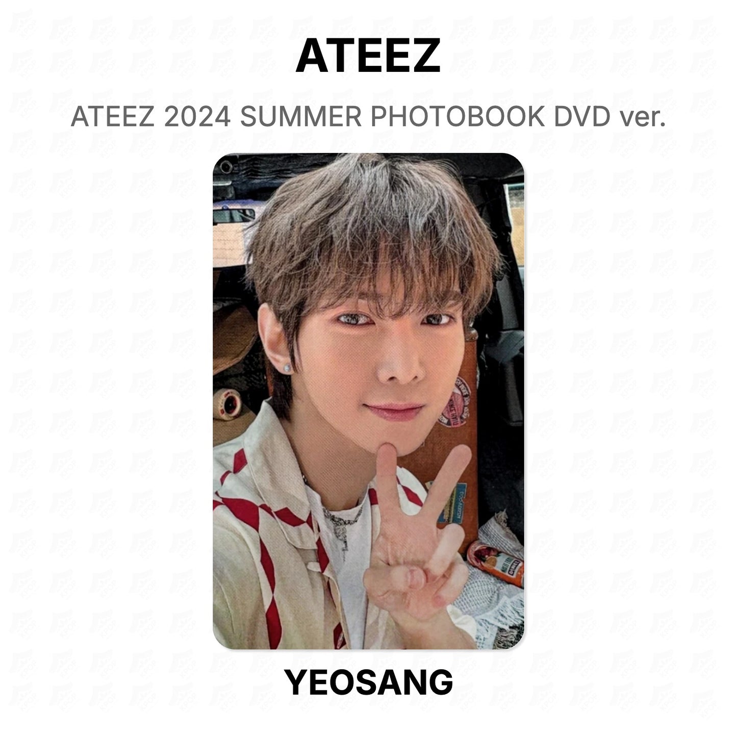 ATEEZ 2024 SUMMER PHOTOBOOK DVD ver. Official Photocard
