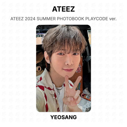 ATEEZ 2024 SUMMER PHOTOBOOK PLAYCOD ver. Official Photocard