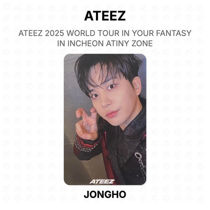 ATEEZ 2025 WORLD TOUR IN YOUR FANTASY IN INCHEON ATINY ZONE Official Photocard