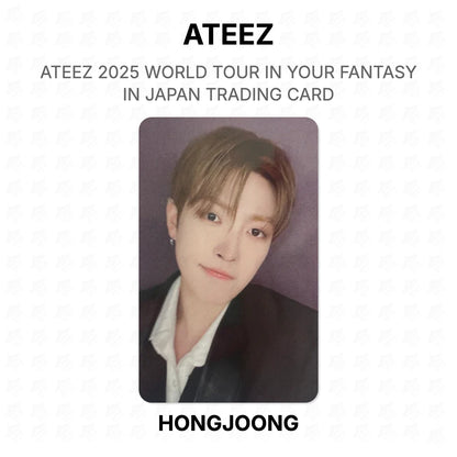 ATEEZ 2025 WORLD TOUR IN YOUR FANTASY IN JAPAN TRADING CARD Official Photocard