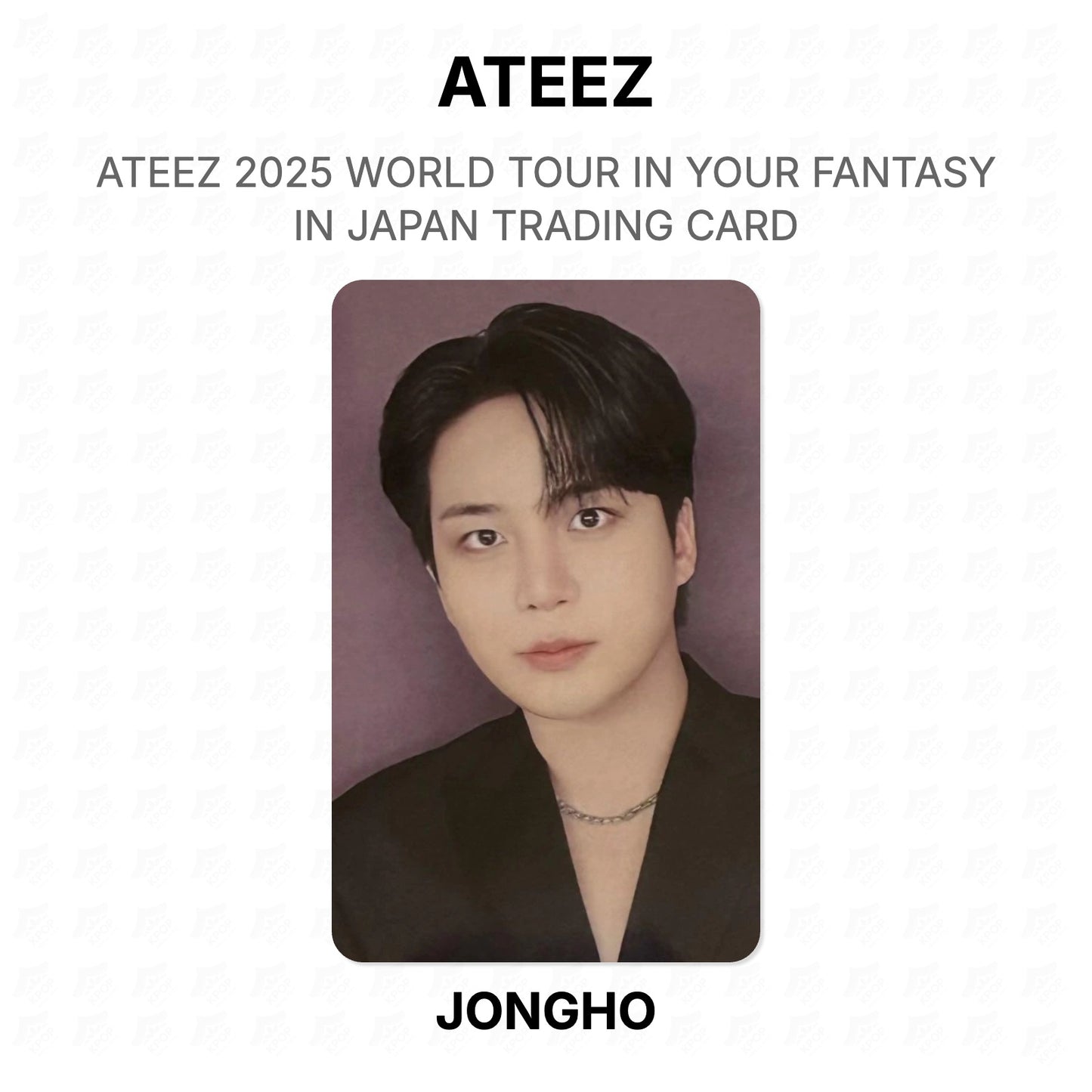 ATEEZ 2025 WORLD TOUR IN YOUR FANTASY IN JAPAN TRADING CARD Official Photocard