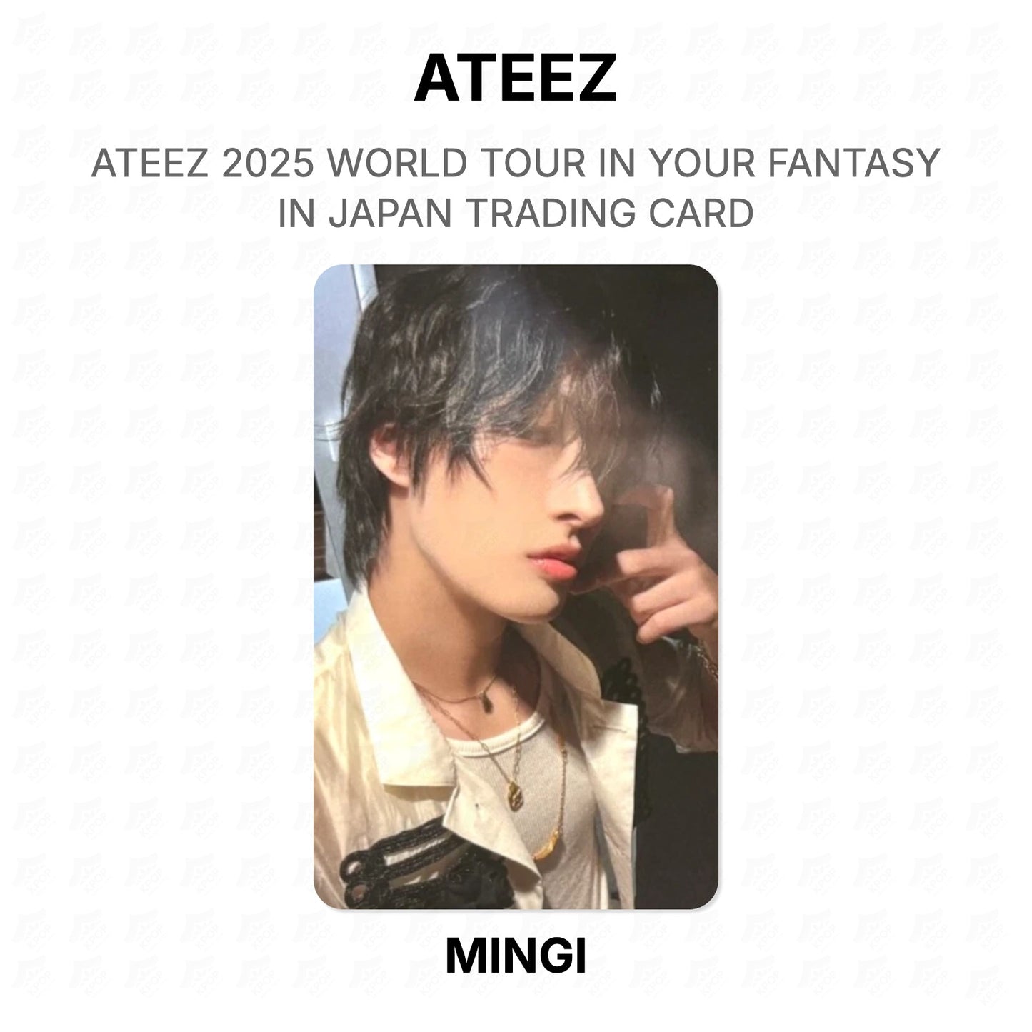 ATEEZ 2025 WORLD TOUR IN YOUR FANTASY IN JAPAN TRADING CARD Official Photocard