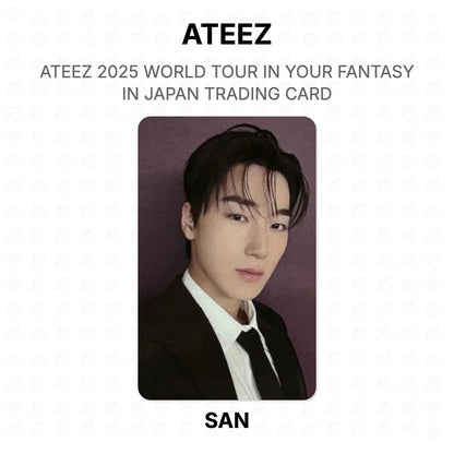 ATEEZ 2025 WORLD TOUR IN YOUR FANTASY IN JAPAN TRADING CARD Official Photocard