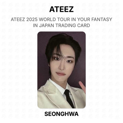 ATEEZ 2025 WORLD TOUR IN YOUR FANTASY IN JAPAN TRADING CARD Official Photocard